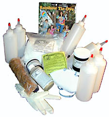 Materials for tie and dye and process of making 