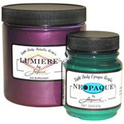 Lumiere and Neopaque Fabric Paint