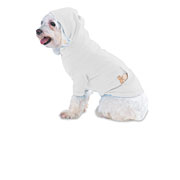 Doggie Baby Rib Hooded T-shirt With Pouch Pocket (#DHWP)