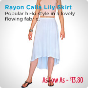 Rayon Calla Lily Skirt
