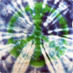 Tie Dyeing a Peace Sign