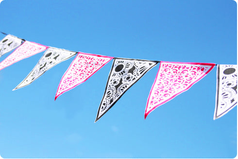Printed Canvas Bunting