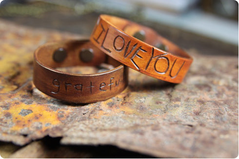 Carved Leather Bracelets - A  Lil Blue Boo Tutorial