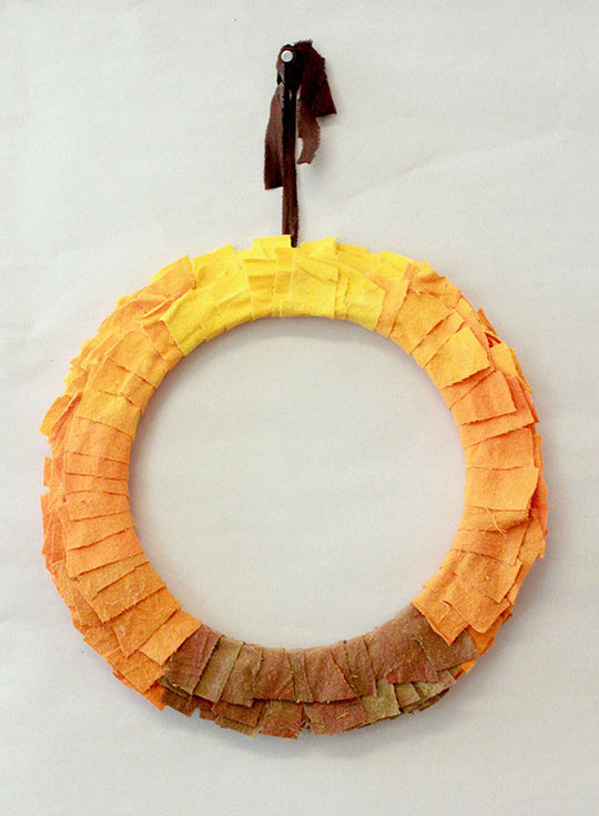 Fall Ombre Wreath Tutorial
