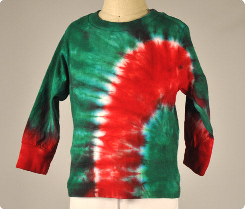 Candy Cane Tie-Dyes