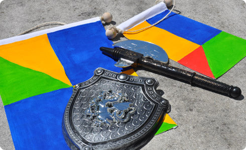 Coat of Arms  Banners with Jacquard Textile Colors