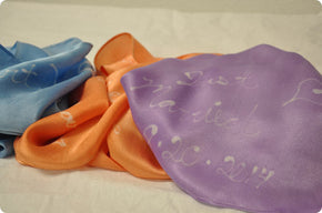 Just Married Wedding Favor Scarves