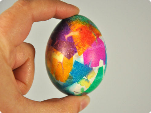 Confetti Dyed Easter Eggs Tutorial