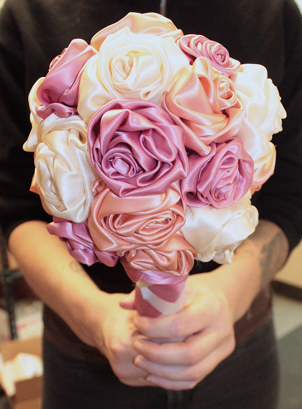 Silk Flower Wedding Bouquet