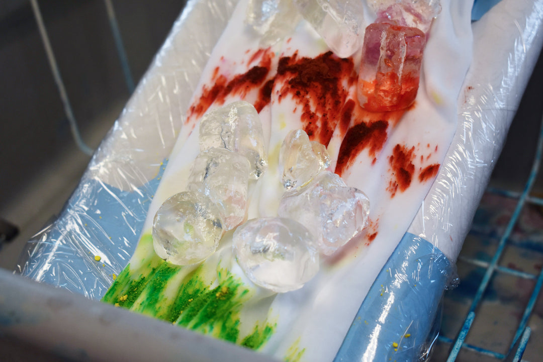 Gravity Ice Dyeing