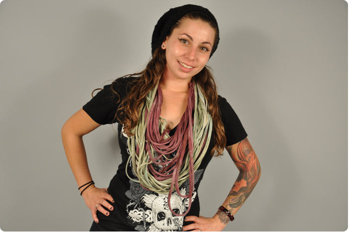 T-Shirt Necklace - Scarf