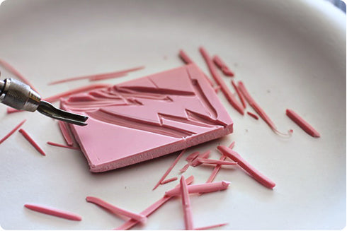 Recycled Puzzle Hand Stamps