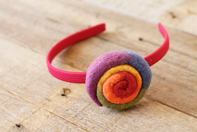 Felted Pinwheels