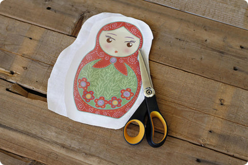 Making a T-shirt Transfer Doll