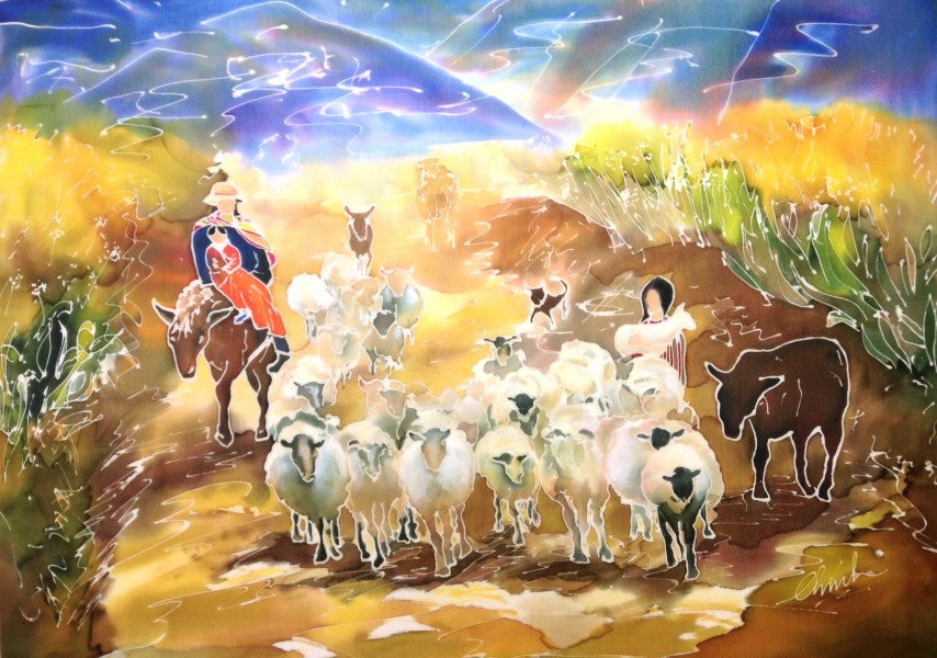 Silk Painting: Guttas & Resists