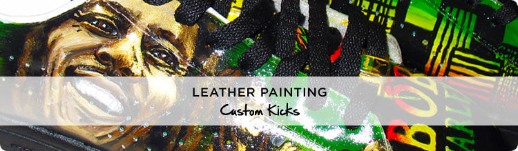 Leather Painting Custom Kicks