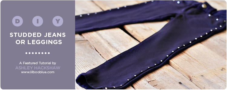 DIY Studded Jeans or Leggings
