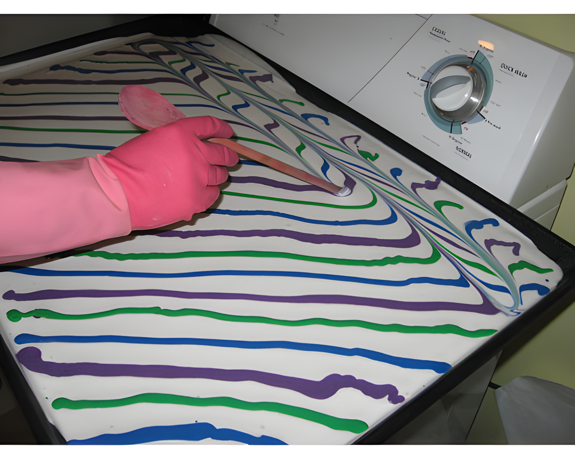 Marbling With Procion (Swirl Dyeing)