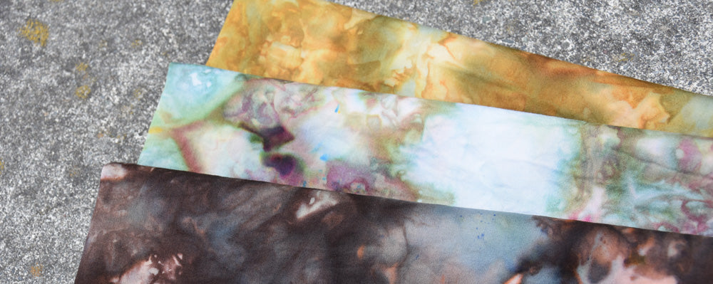 Ice Dyeing with 'Ugly' Colors