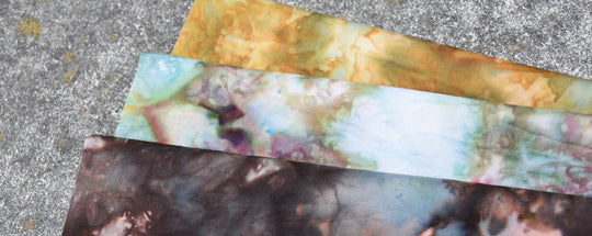 Ice Dyeing with 'Ugly' Colors