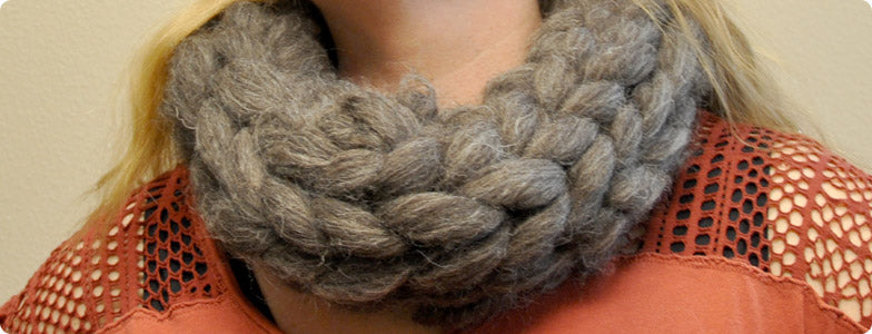 Knitted Roving Cowl