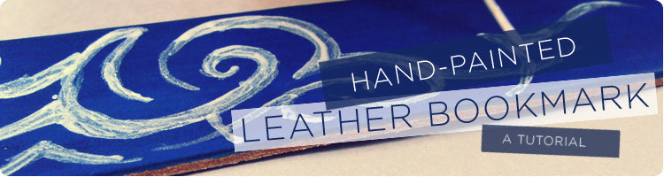 Hand-Painted Leather Bookmark Tutorial