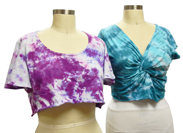 How To Crop A Top with Crystal Wash Dyeing