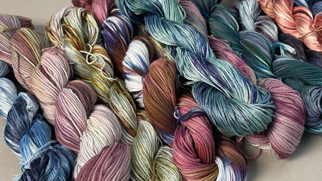 Ice Dyeing Cotton Embroidery Thread or Yarns