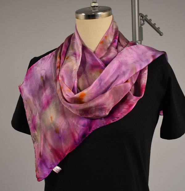 Ice Dyeing with Acid Dye on Wool and Silk