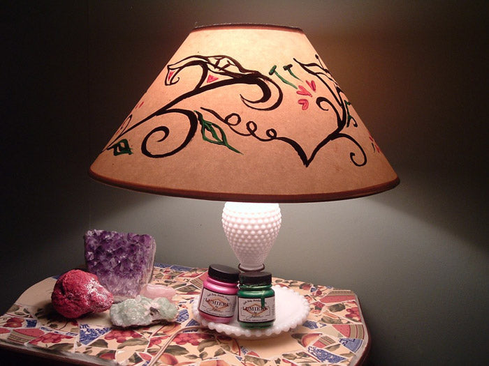 Mystic Garden Lamp, an Upcycling Project