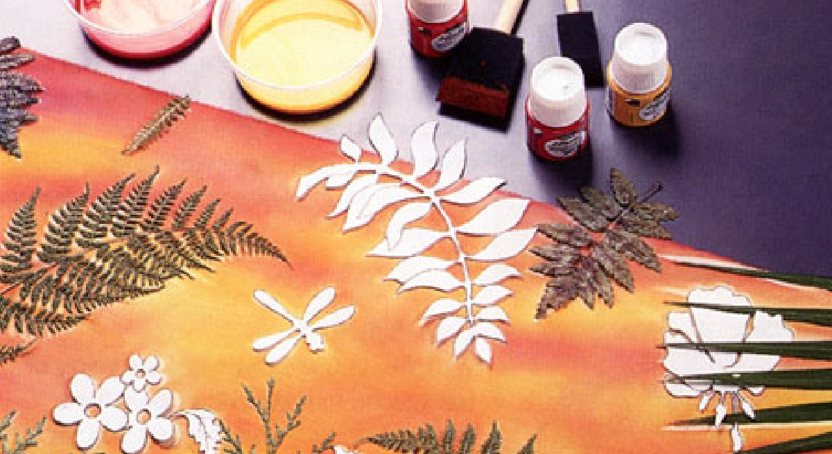 Sun Painting (with Setacolor) Instructions