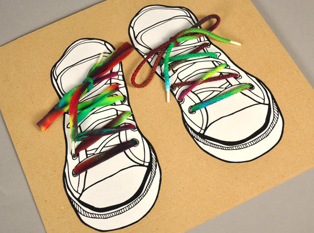 Tie-Dye Shoelaces