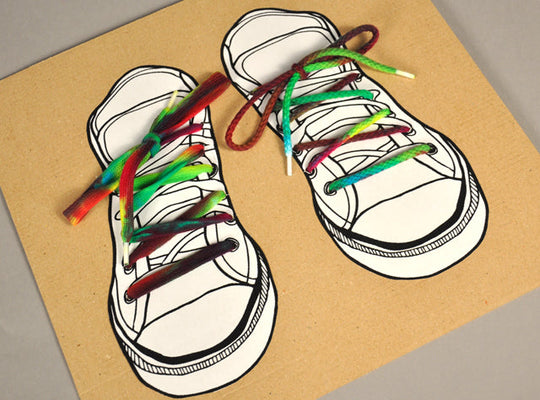 Tie-Dye Shoelaces