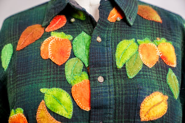 Upcycle Inspiration - Applique Wool Shirt