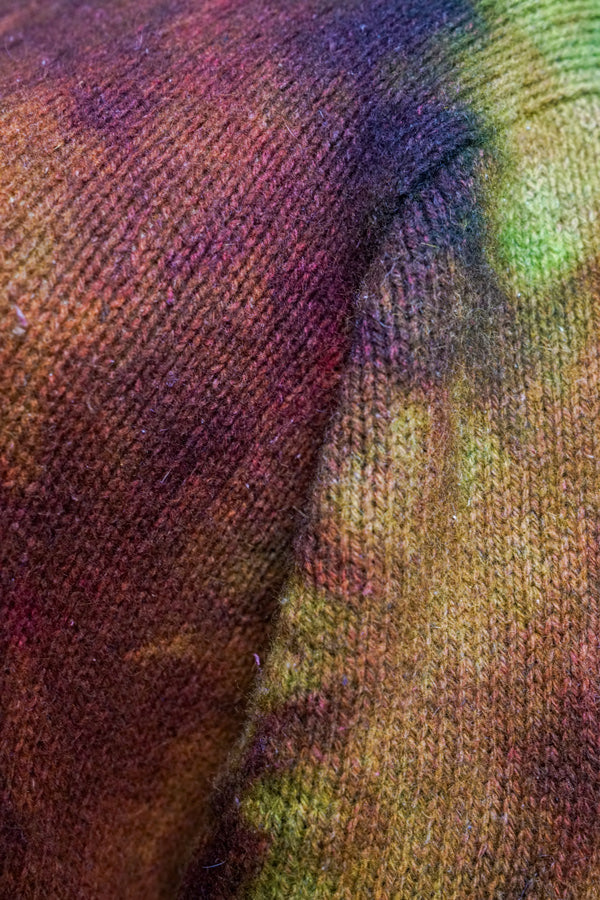 Ice Dyeing a Wool Sweater
