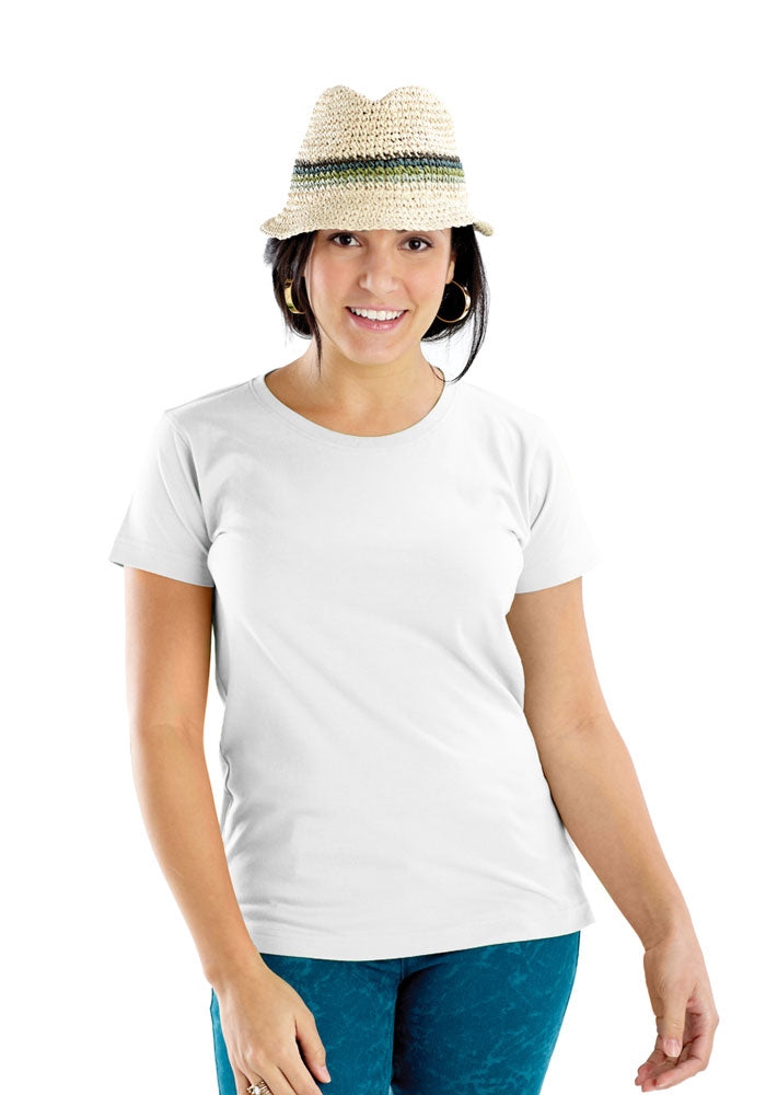 Ladies Fine Jersey Longer Length T-Shirt