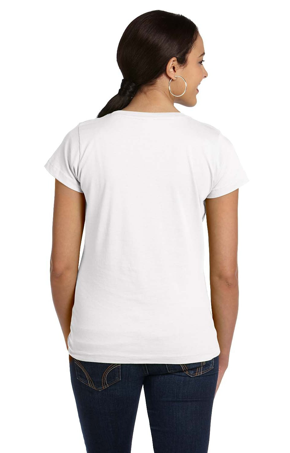 Ladies Fine Jersey Longer Length T-Shirt