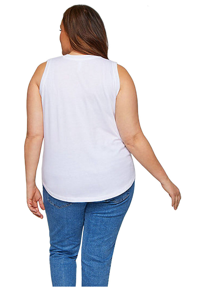 Ladies Curvy Fine Jersey Tank