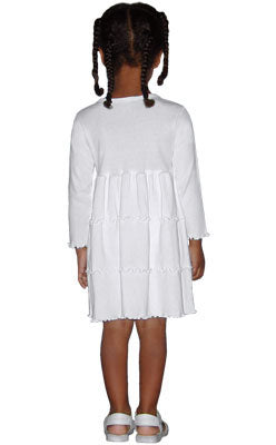 3 Tier Ruffle Dress Long Sleeve