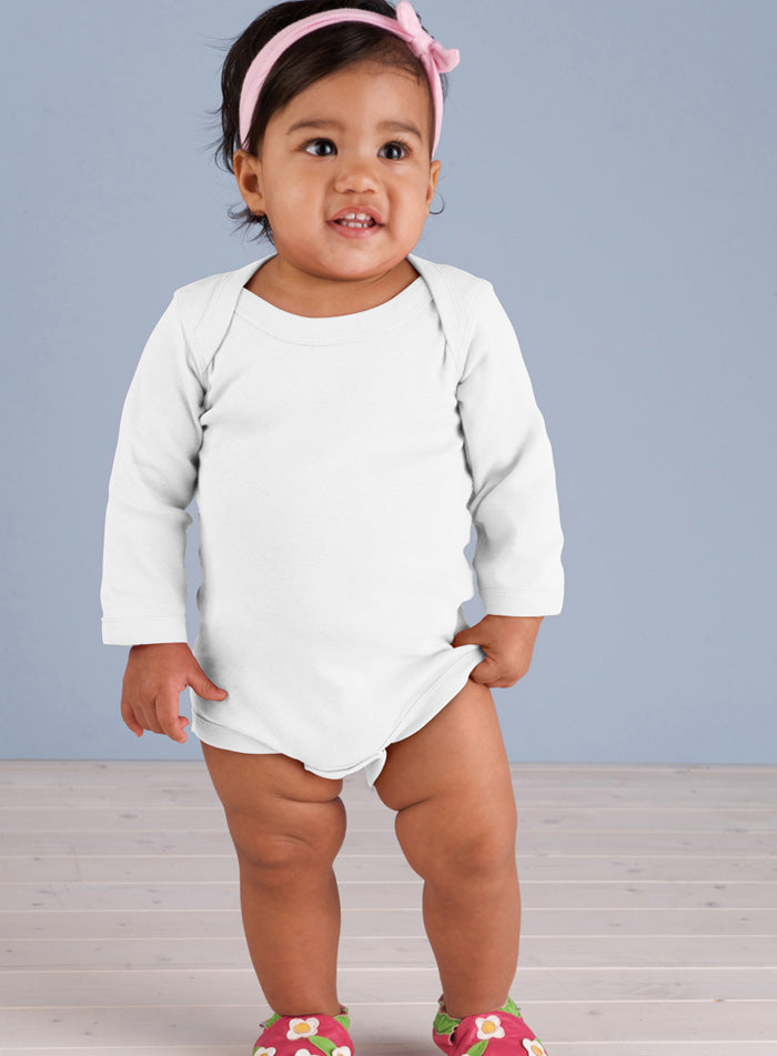 Baby Rib Lap Shoulder L/S Creeper