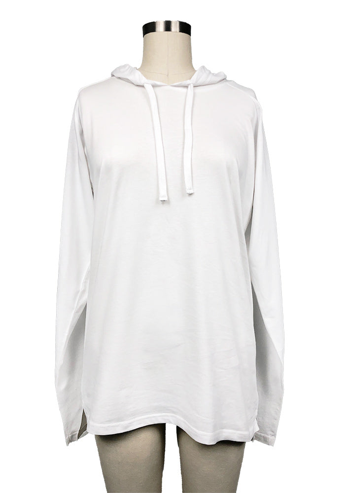 Unisex Long Sleeve Raglan Hooded Tee