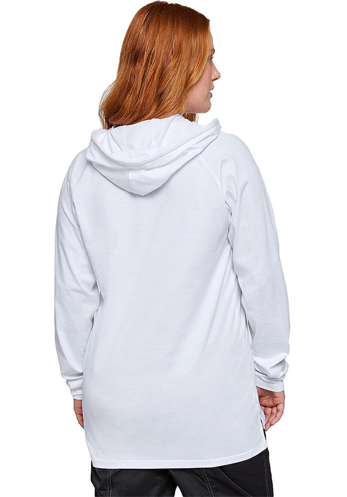 Unisex Long Sleeve Raglan Hooded Tee