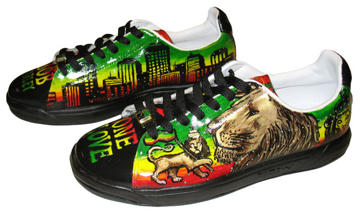 Painted shoes by Liz McGillis