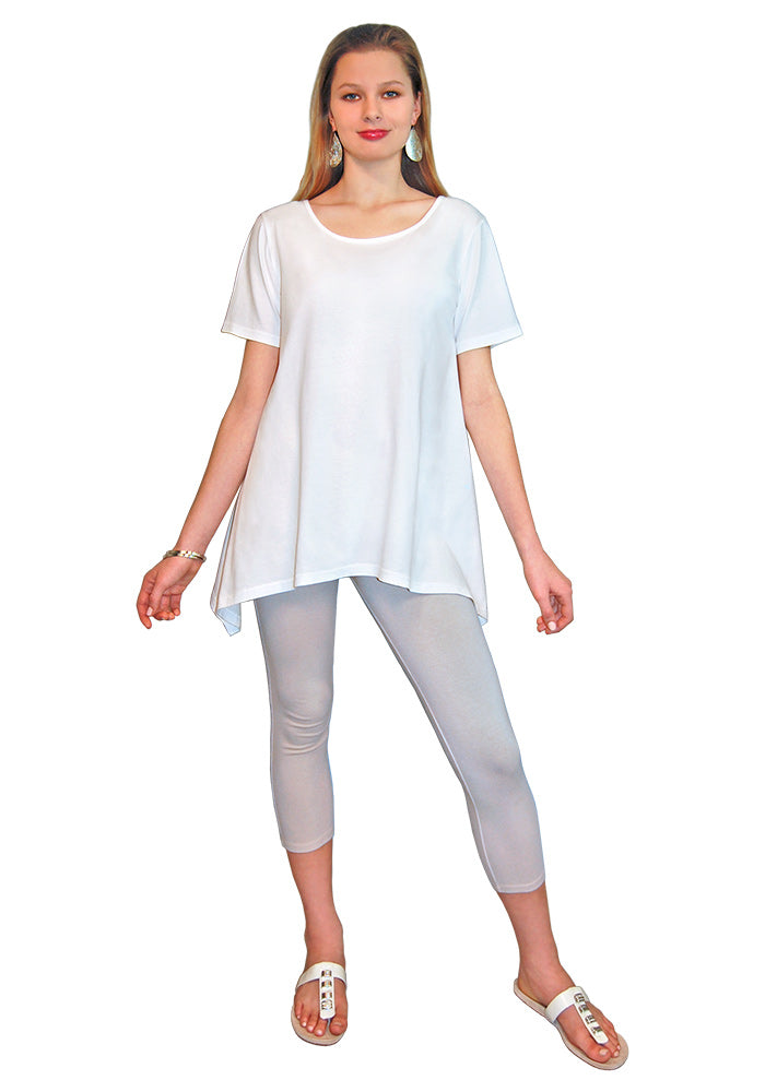 Asymmetric Tunic - Short Sleeve