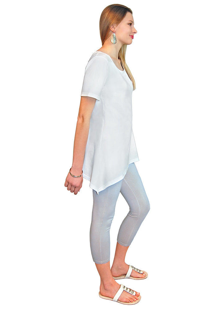 Asymmetric Tunic - Short Sleeve