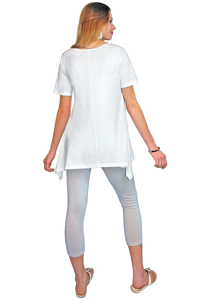 Asymmetric Tunic - Short Sleeve