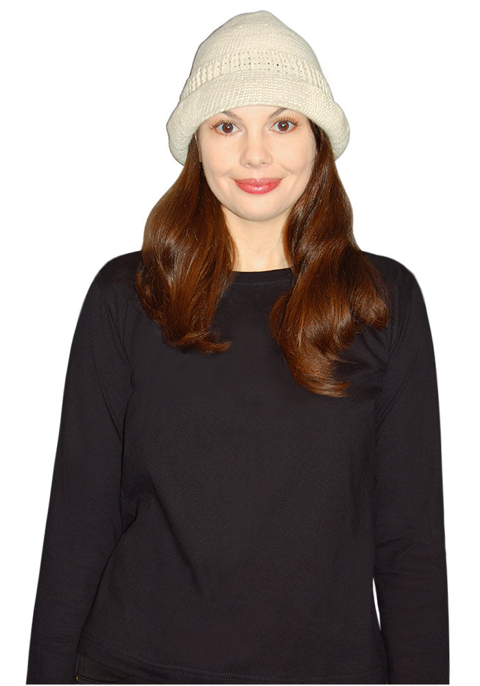 Alpaca Yarn Relaxed Beanie