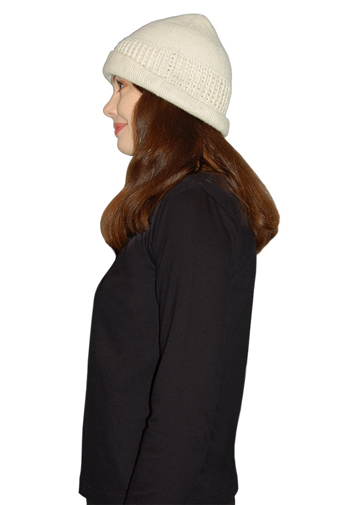 Alpaca Yarn Relaxed Beanie