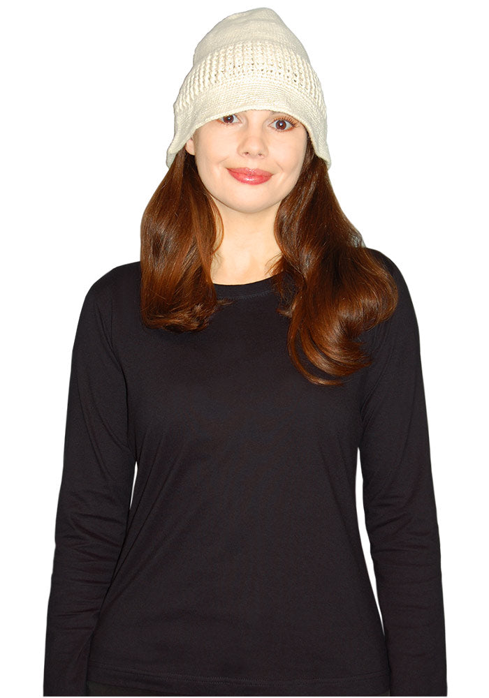 Alpaca Yarn Relaxed Beanie