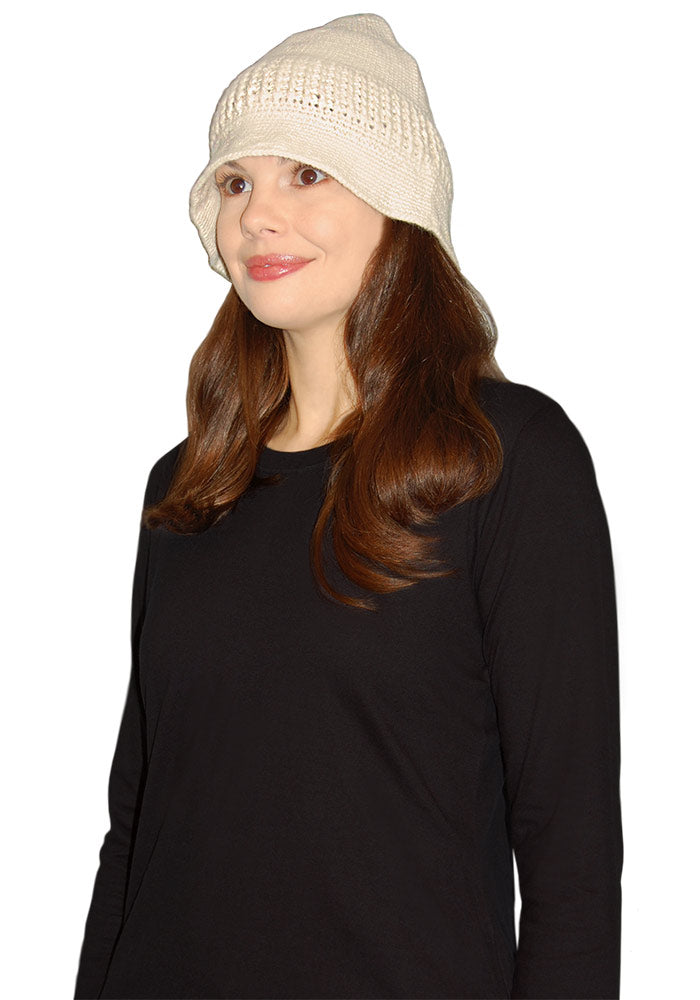 Alpaca Yarn Relaxed Beanie